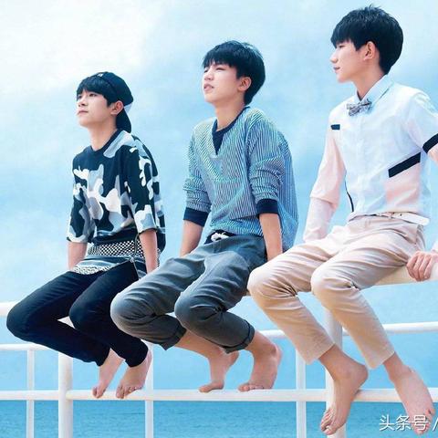 TFboys最新图片报道，青春活力三人组风采展示